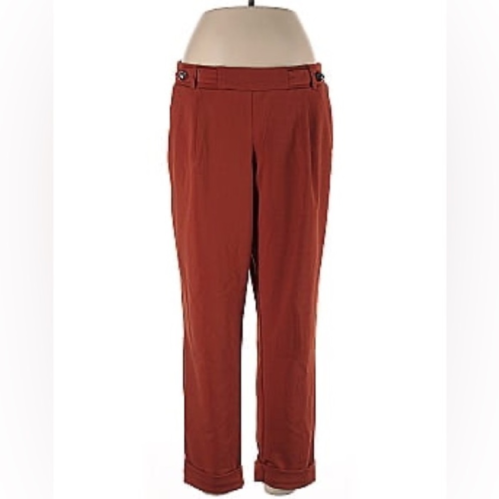 SOHO Brown Flat front slack